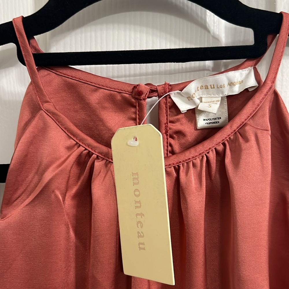 Fall satin top - Picture 2 of 3